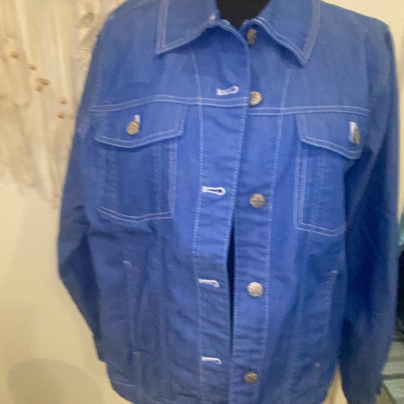 D&C denim jacket light weight size S/M - Picture 3 of 8